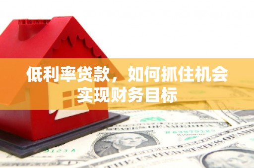 平阳低利率贷款，如何抓住机会实现财务目标
