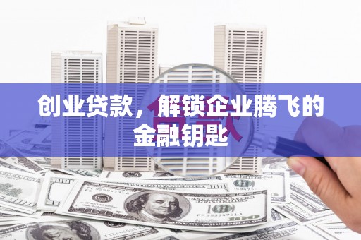 平阳创业贷款，解锁企业腾飞的金融钥匙