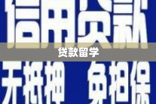 平阳贷款留学
